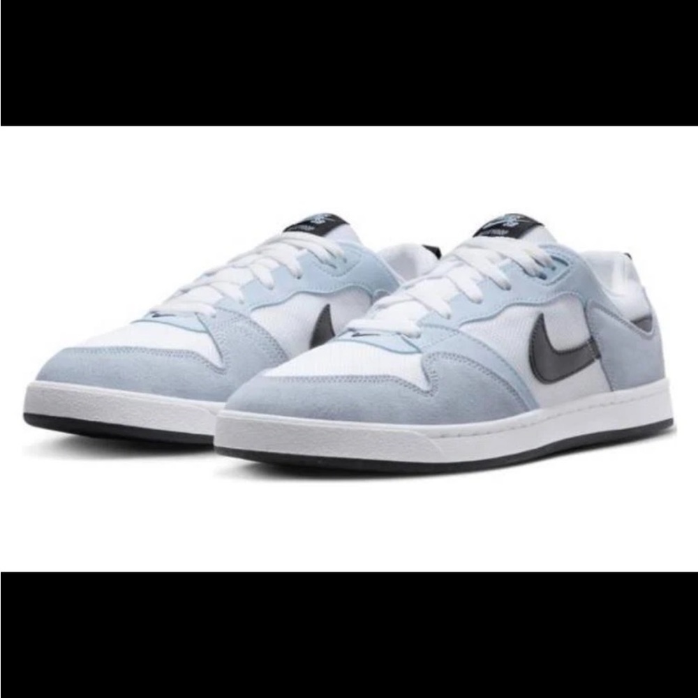 New Nike Alleyoop SB Light Marine Black White Size 13